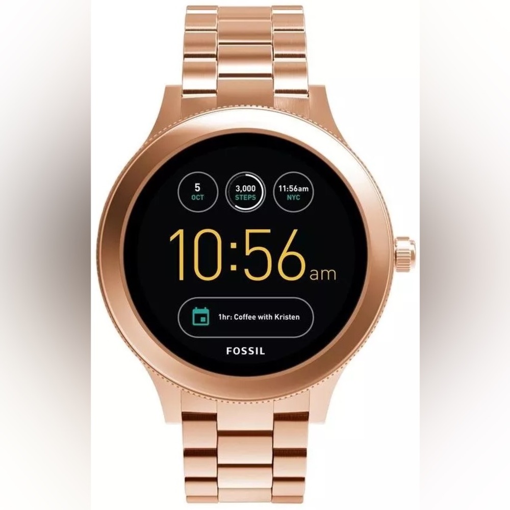 Fossil Gen 3 Venture Analog-Digital Black Dial Women's Watch - FTW6000